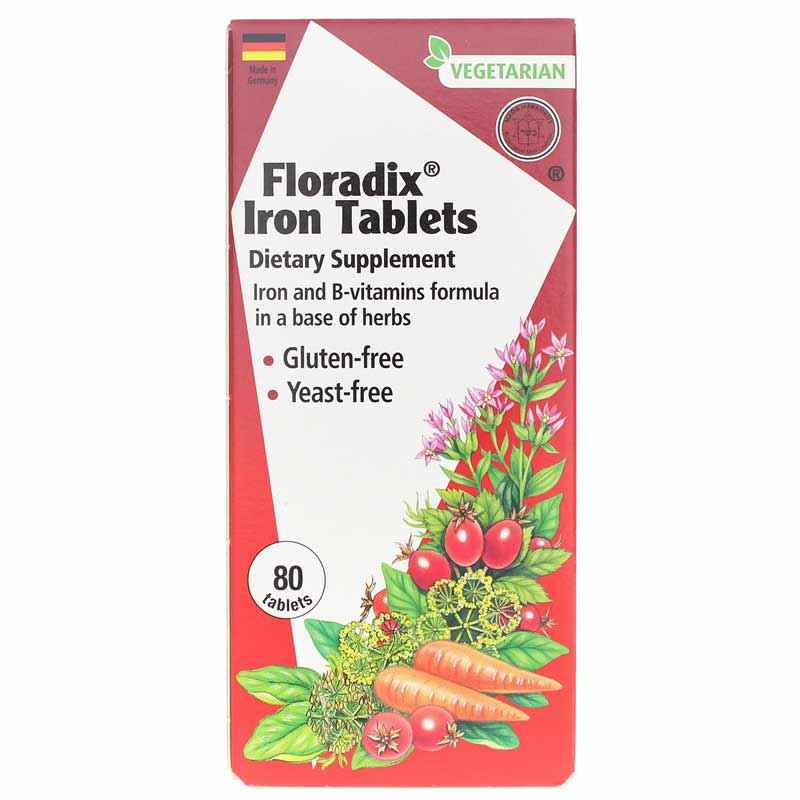 Floradix Iron Tablets, Salus